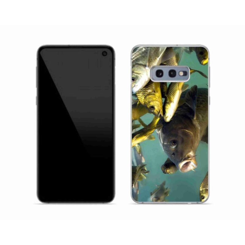 Gelový obal mmCase na mobil Samsung Galaxy S10e - hejno ryb
