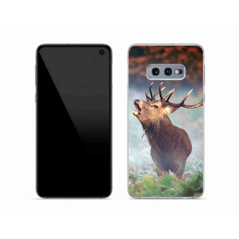 Gelový obal mmCase na mobil Samsung Galaxy S10e - jelen 2