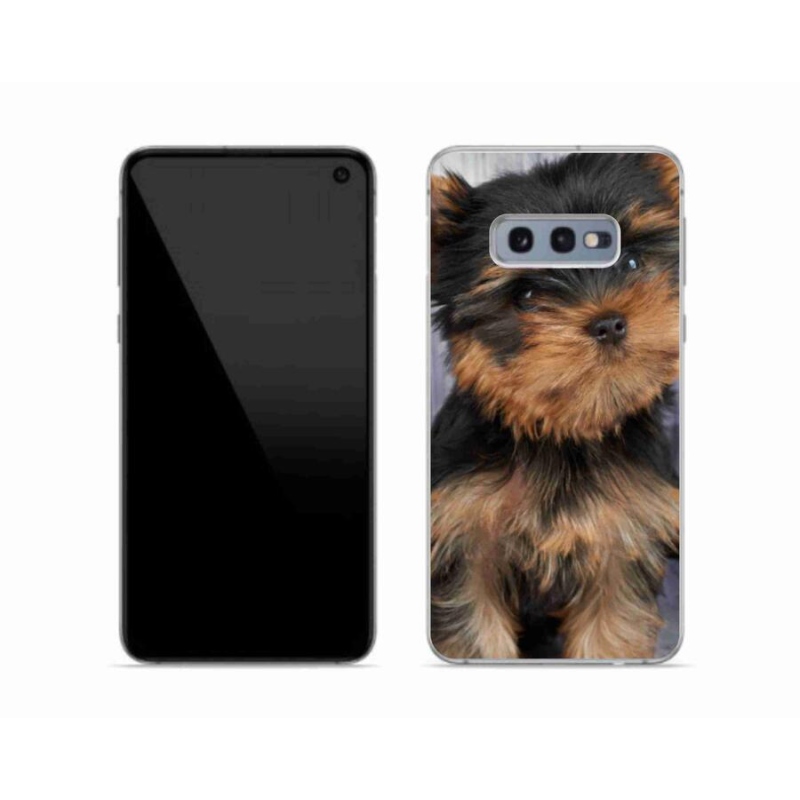 Gelový obal mmCase na mobil Samsung Galaxy S10e - jorkšír 9