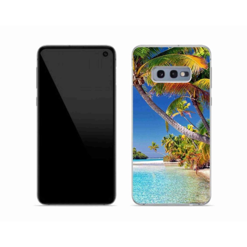 Gelový obal mmCase na mobil Samsung Galaxy S10e - mořská pláž