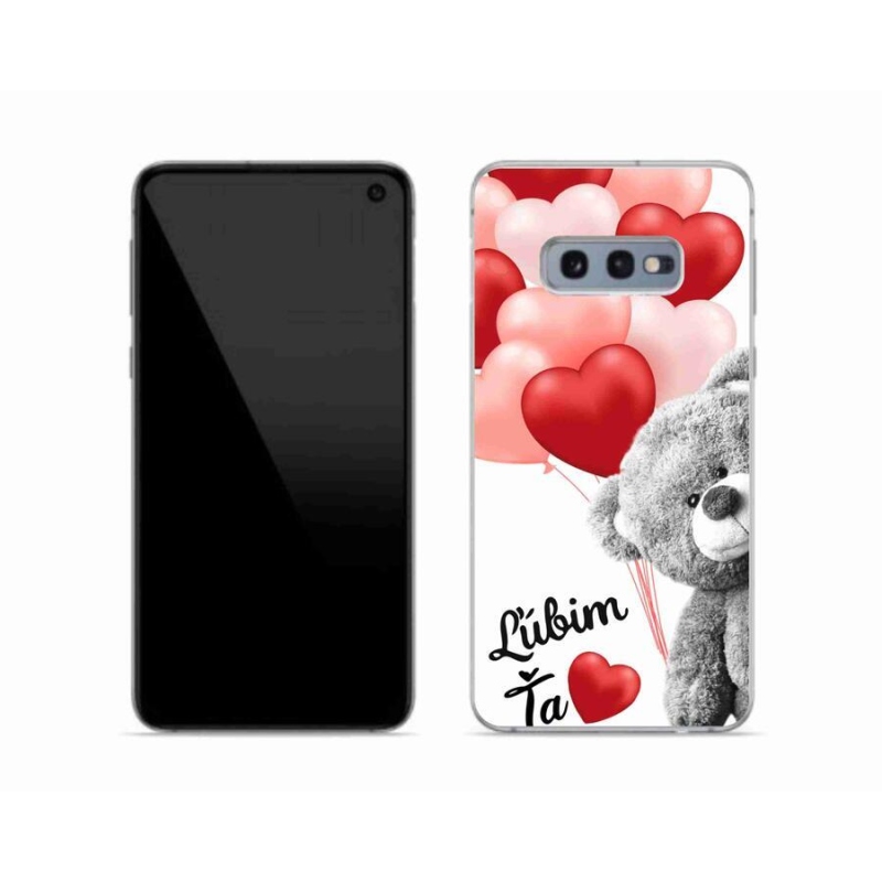 Gelový obal mmCase na mobil Samsung Galaxy S10e - ľúbim ťa sk