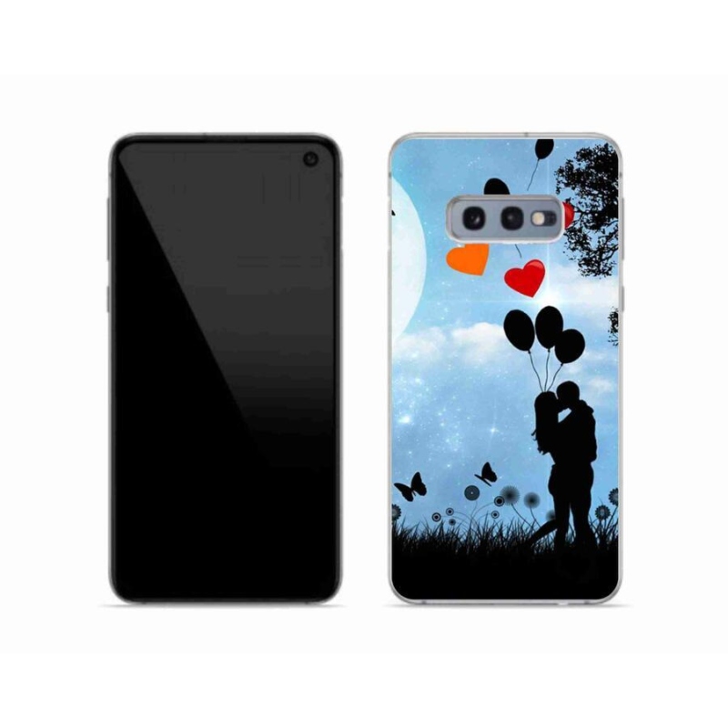 Gelový obal mmCase na mobil Samsung Galaxy S10e - zamilovaný pár