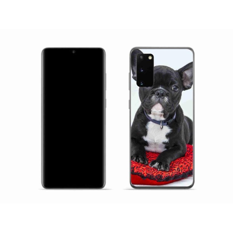 Gelový obal mmCase na mobil Samsung Galaxy S20 - buldok