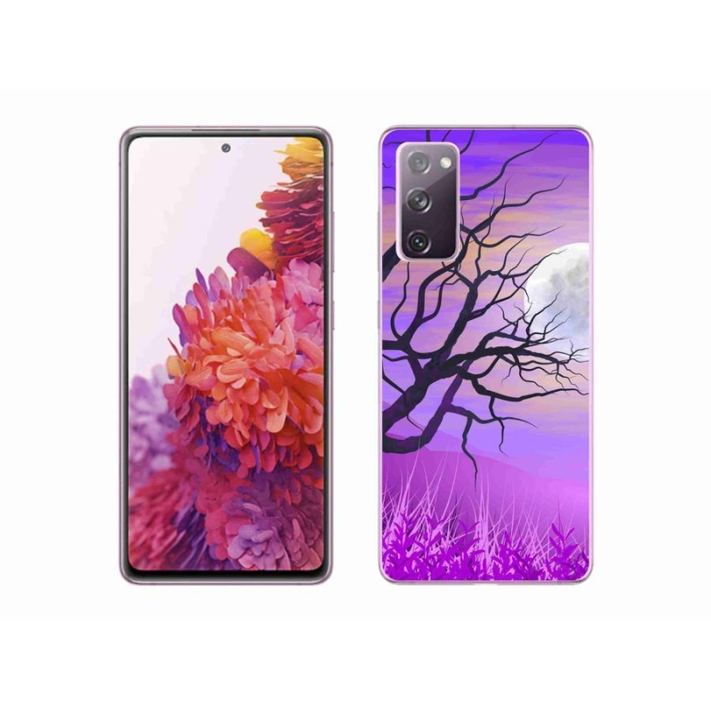 Gelový obal mmCase na mobil Samsung Galaxy S20 FE - kreslený opadaný strom