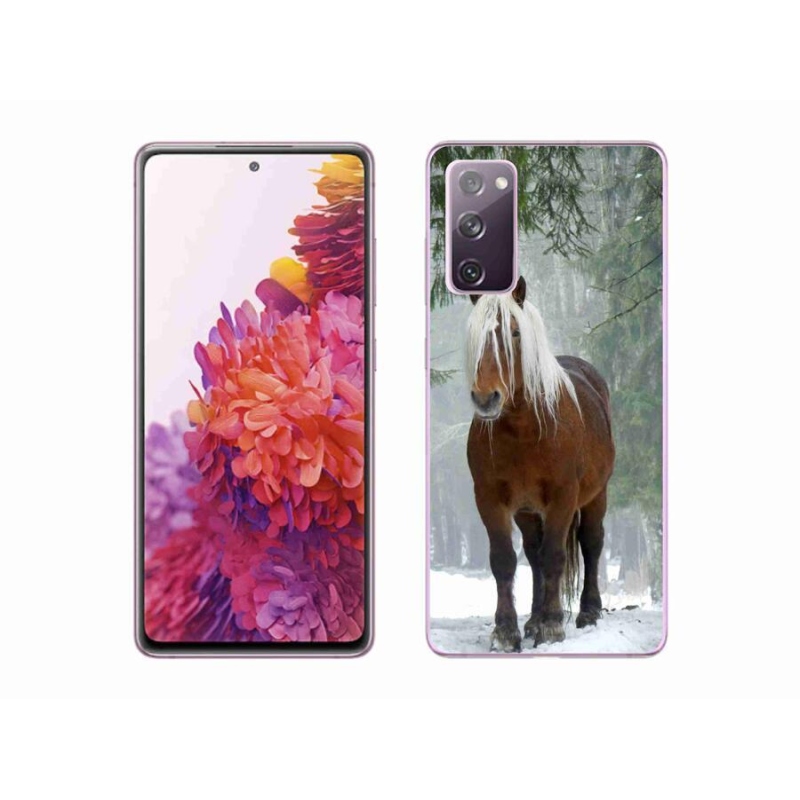 Gelový obal mmCase na mobil Samsung Galaxy S20 FE - kůň v lese
