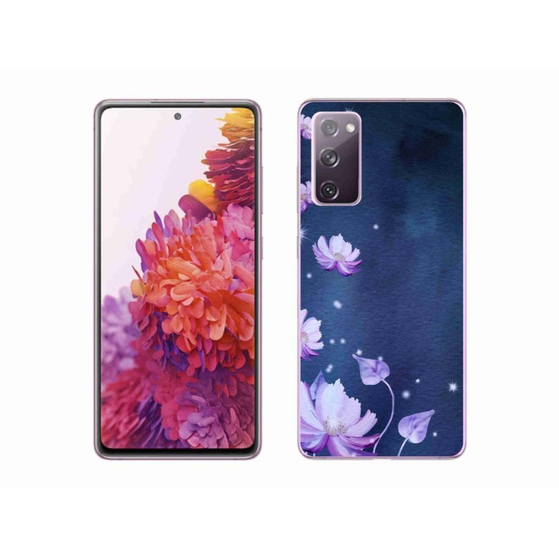 Gelový obal mmCase na mobil Samsung Galaxy S20 FE - padající květy