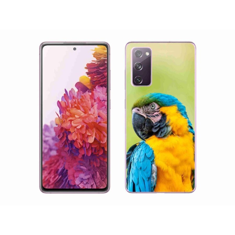Gelový obal mmCase na mobil Samsung Galaxy S20 FE - papoušek ara 2
