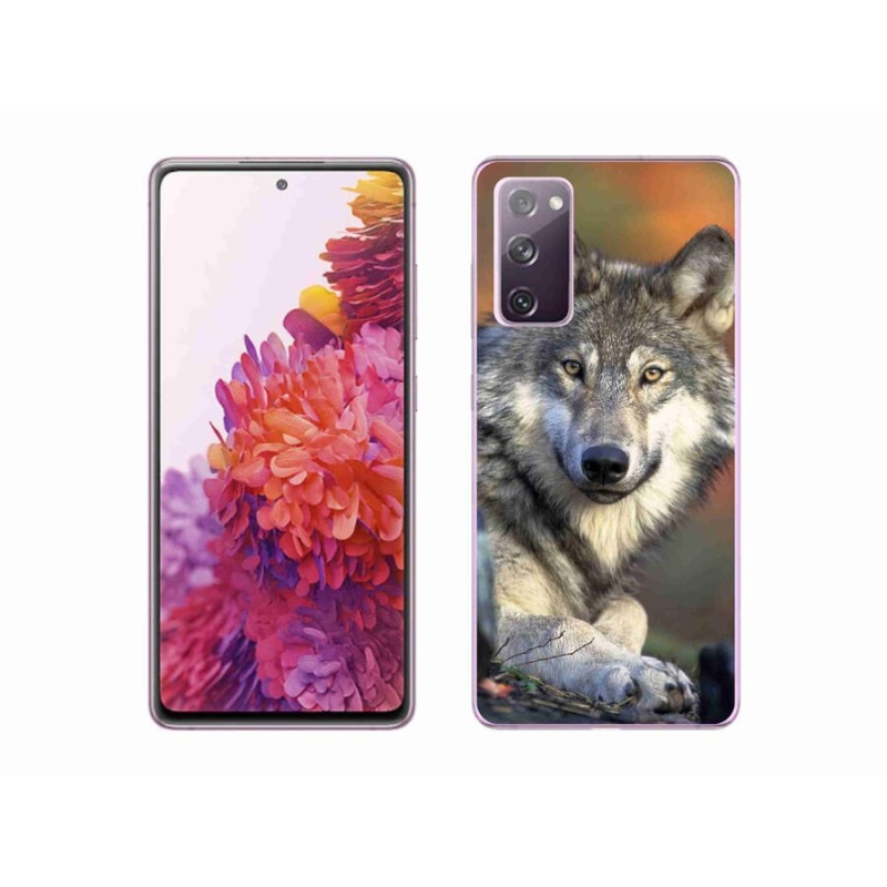 Gelový obal mmCase na mobil Samsung Galaxy S20 FE - vlk
