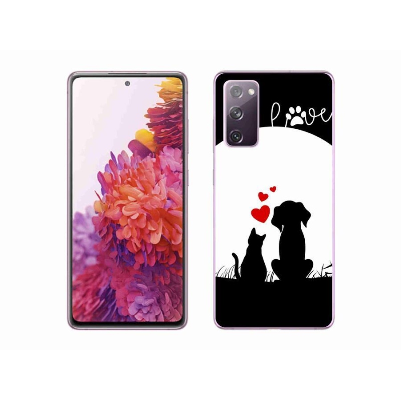 Gelový obal mmCase na mobil Samsung Galaxy S20 FE - zvířecí láska