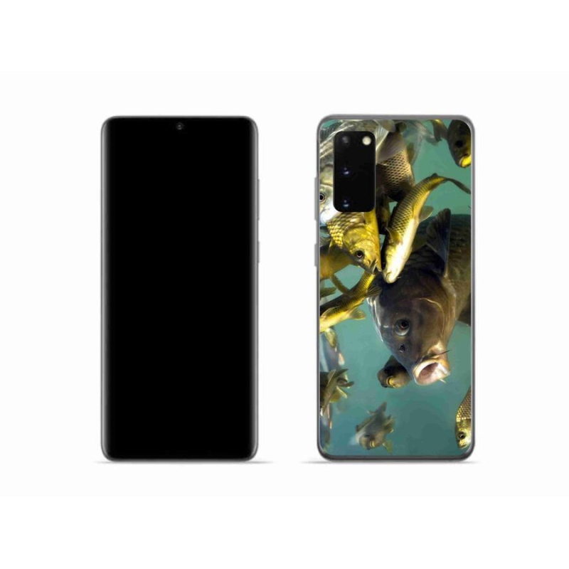 Gelový obal mmCase na mobil Samsung Galaxy S20 - hejno ryb
