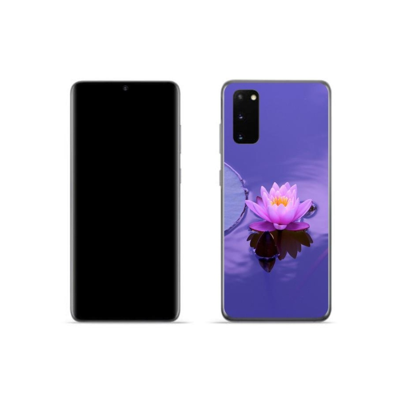 Gelový obal mmCase na mobil Samsung Galaxy S20 - květ na hladině