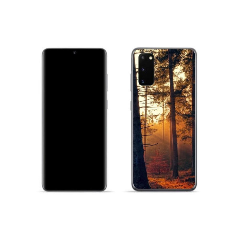 Gelový obal mmCase na mobil Samsung Galaxy S20 - les