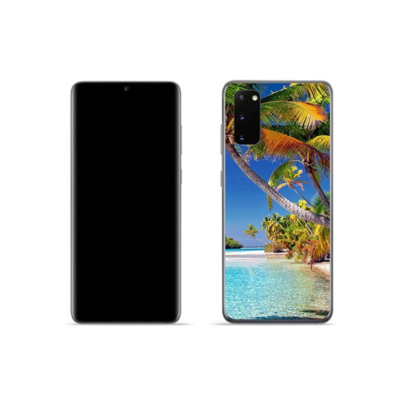 Gelový obal mmCase na mobil Samsung Galaxy S20 - mořská pláž