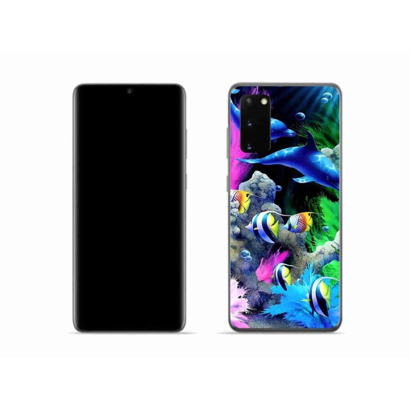 Gelový obal mmCase na mobil Samsung Galaxy S20 - mořský svět