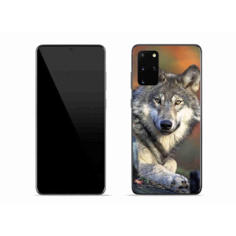 Gelový obal mmCase na mobil Samsung Galaxy S20 Plus - vlk
