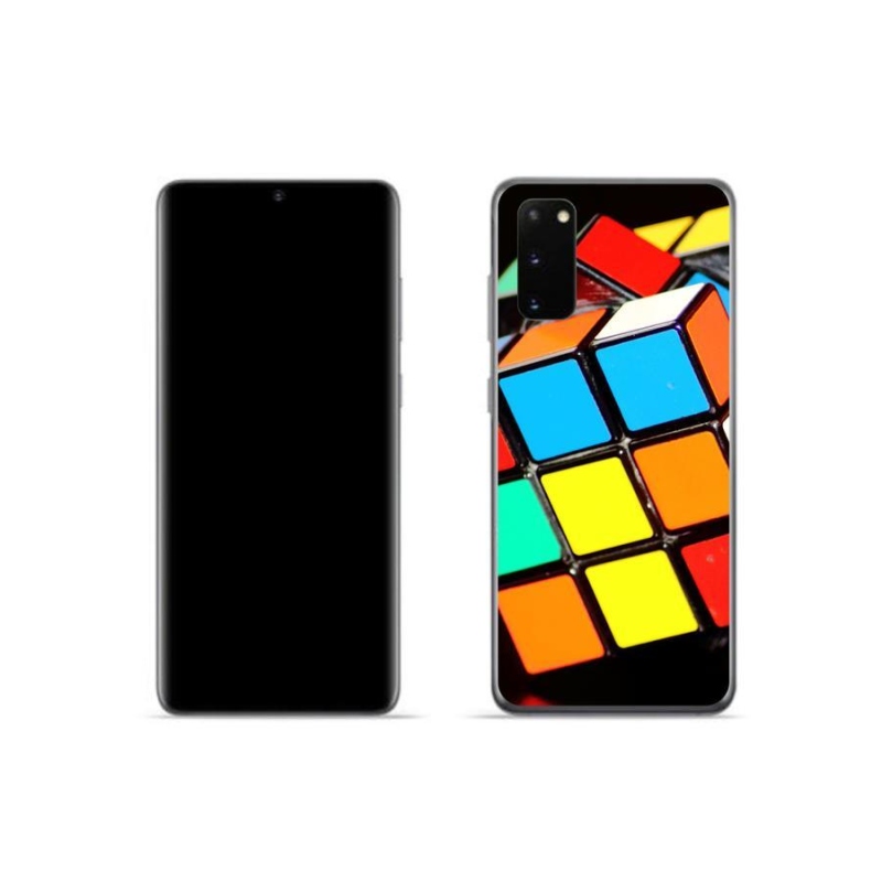 Gelový obal mmCase na mobil Samsung Galaxy S20 - rubikova kostka