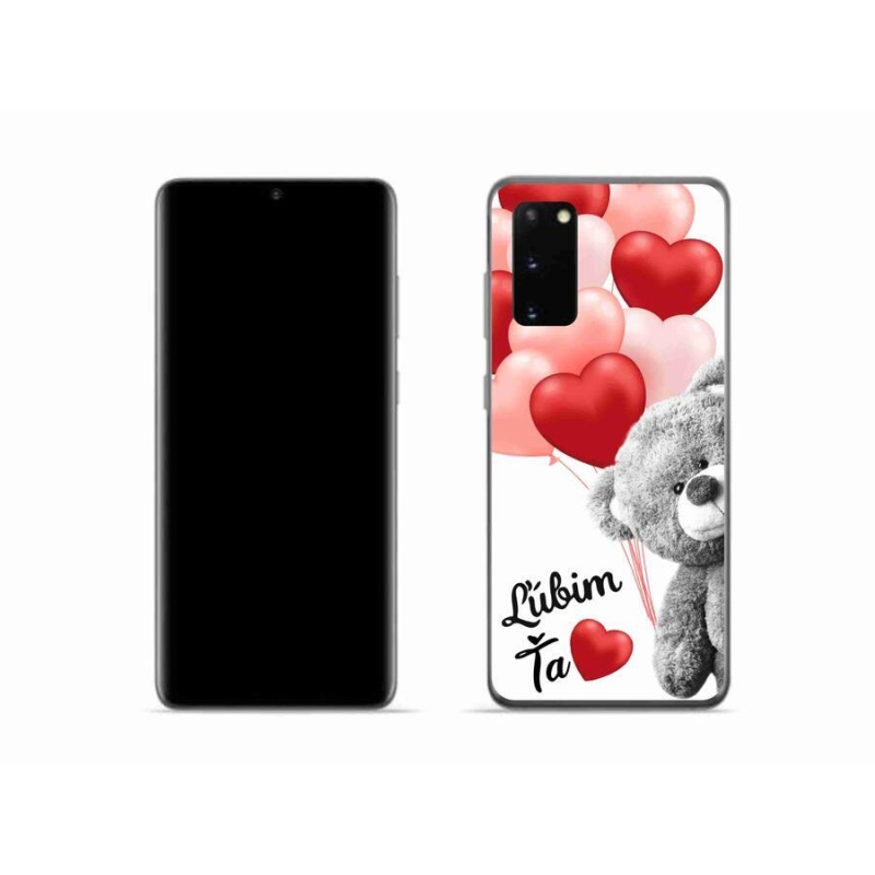 Gelový obal mmCase na mobil Samsung Galaxy S20 - ľúbim ťa sk