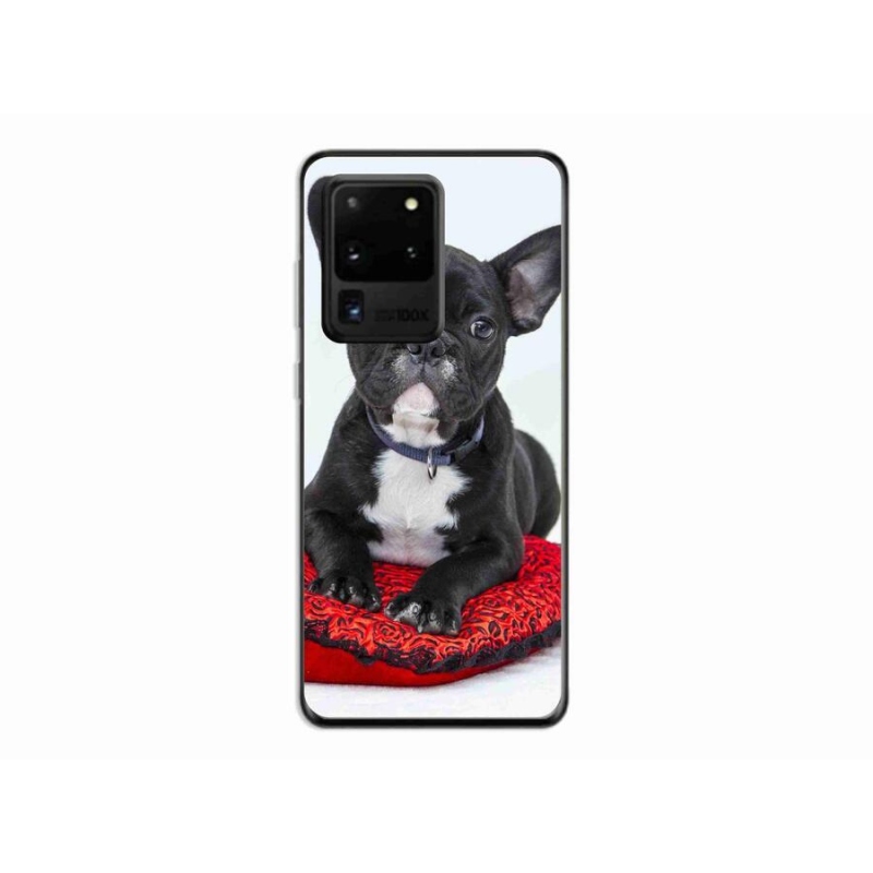 Gelový obal mmCase na mobil Samsung Galaxy S20 Ultra - buldok
