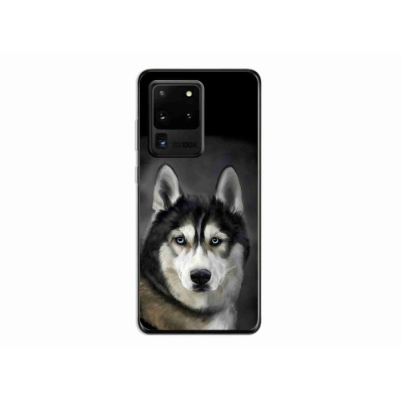 Gelový obal mmCase na mobil Samsung Galaxy S20 Ultra - husky