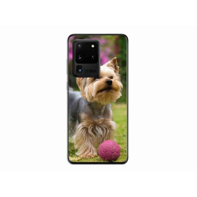 Gelový obal mmCase na mobil Samsung Galaxy S20 Ultra - jorkšír 4
