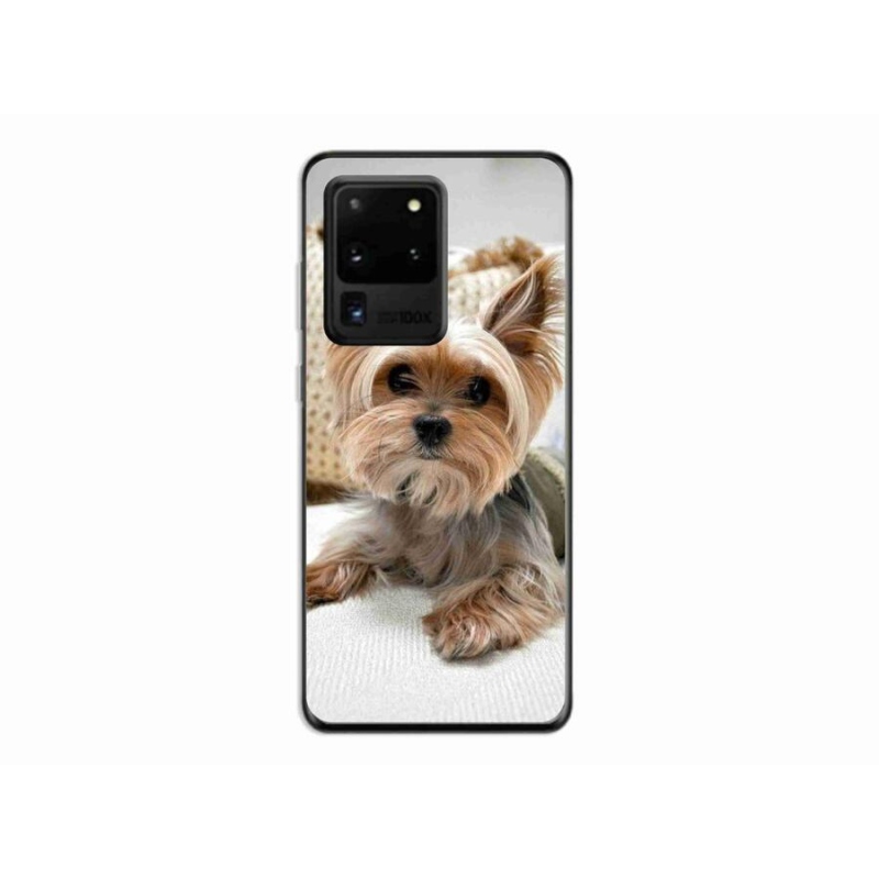 Gelový obal mmCase na mobil Samsung Galaxy S20 Ultra - jorkšír 5