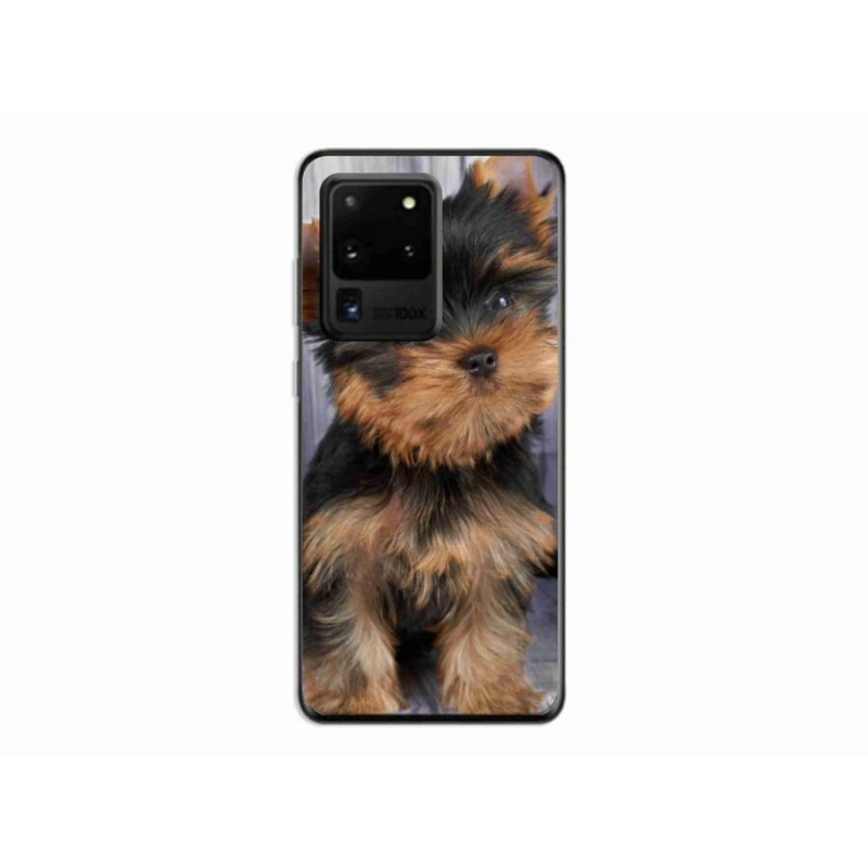 Gelový obal mmCase na mobil Samsung Galaxy S20 Ultra - jorkšír 9