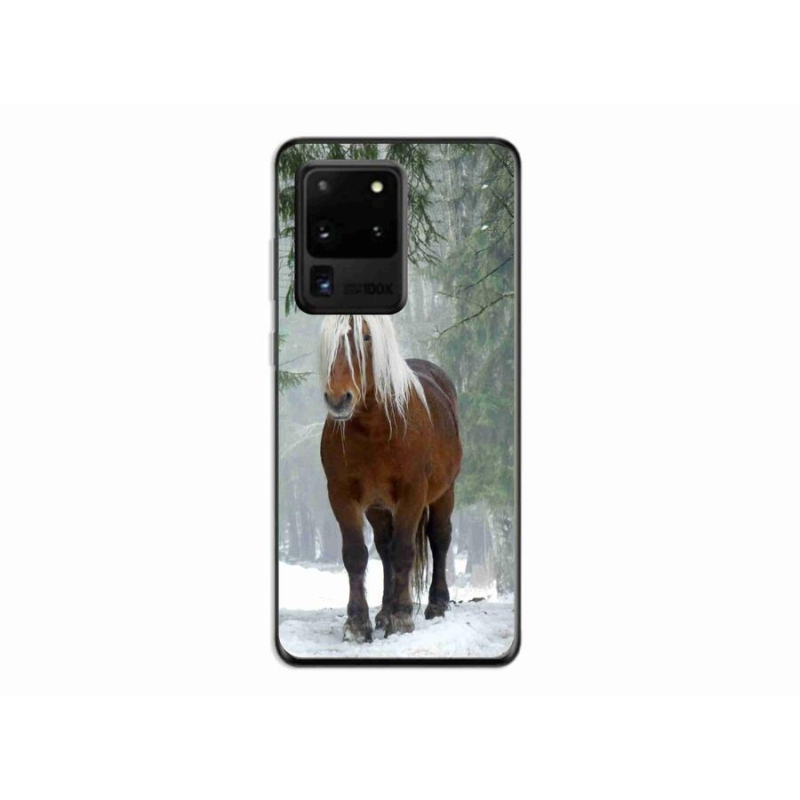 Gelový obal mmCase na mobil Samsung Galaxy S20 Ultra - kůň v lese
