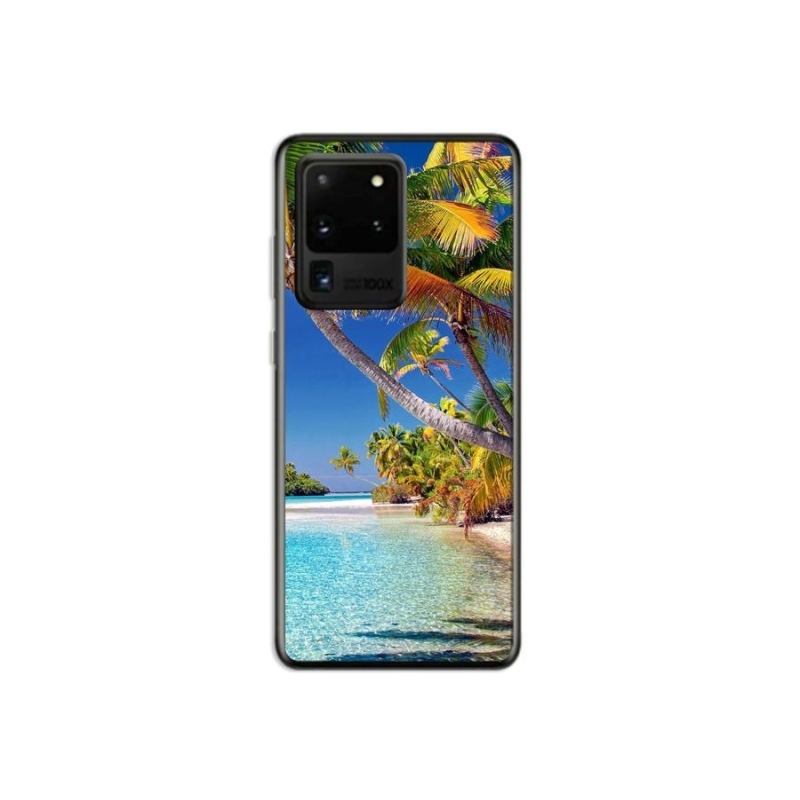 Gelový obal mmCase na mobil Samsung Galaxy S20 Ultra - mořská pláž