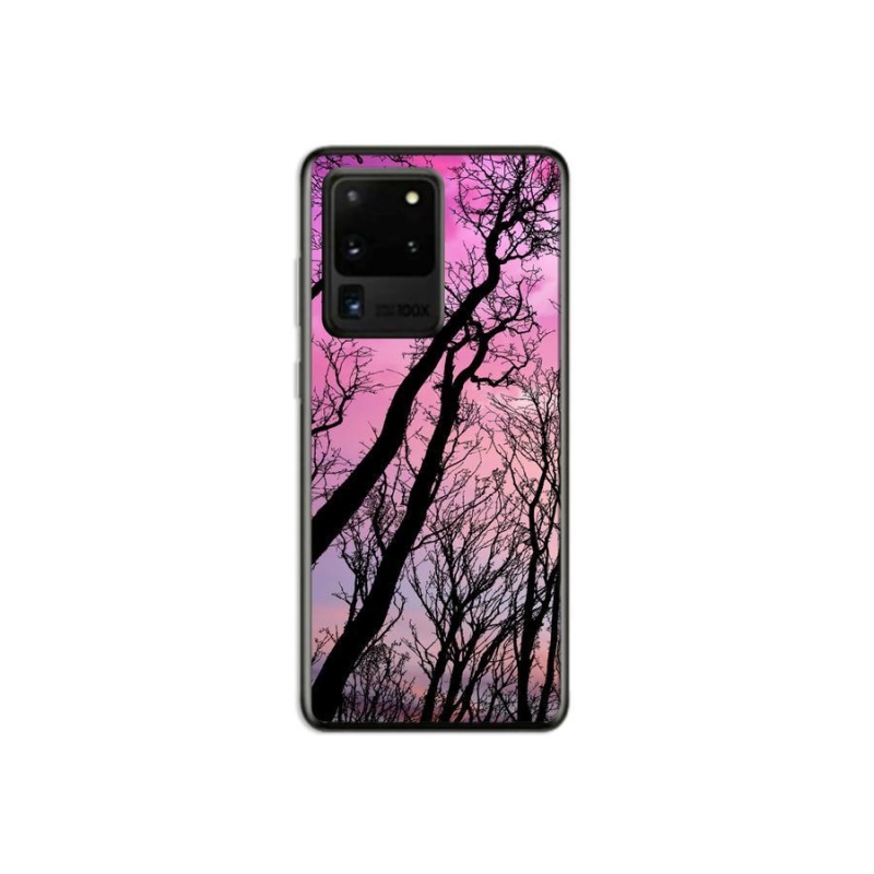 Gelový obal mmCase na mobil Samsung Galaxy S20 Ultra - opadané stromy