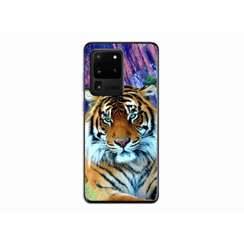 Gelový obal mmCase na mobil Samsung Galaxy S20 Ultra - tygr