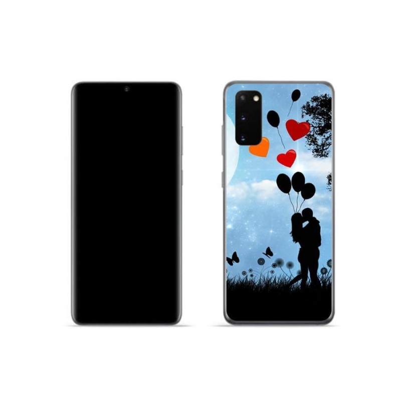 Gelový obal mmCase na mobil Samsung Galaxy S20 - zamilovaný pár