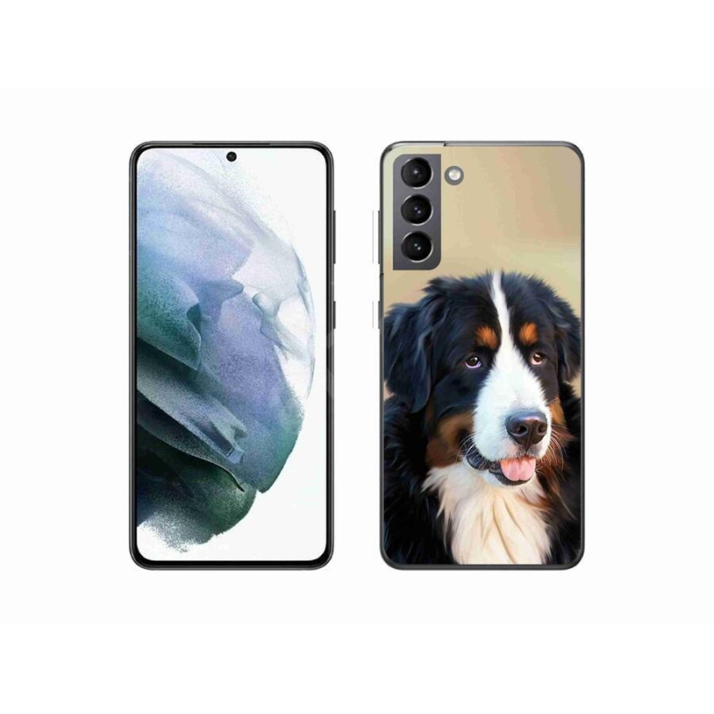 Gelový obal mmCase na mobil Samsung Galaxy S21 - bernský salašnický pes