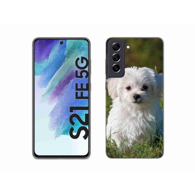 Gelový obal mmCase na mobil Samsung Galaxy S21 FE 5G - bišonek