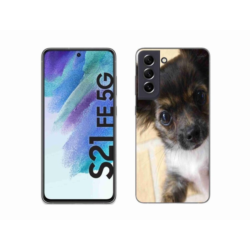 Gelový obal mmCase na mobil Samsung Galaxy S21 FE 5G - čivava 2