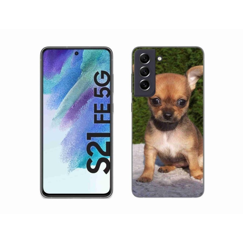 Gelový obal mmCase na mobil Samsung Galaxy S21 FE 5G - čivava 3