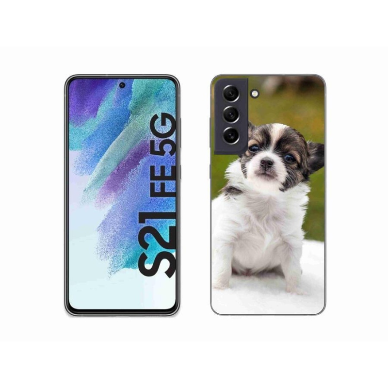 Gelový obal mmCase na mobil Samsung Galaxy S21 FE 5G - čivava 4