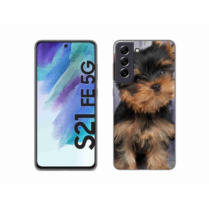 Gelový obal mmCase na mobil Samsung Galaxy S21 FE 5G - jorkšír 9