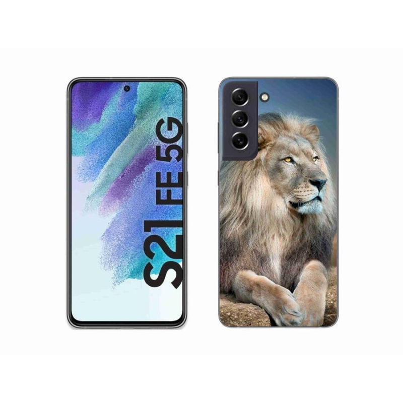 Gelový obal mmCase na mobil Samsung Galaxy S21 FE 5G - lev 1