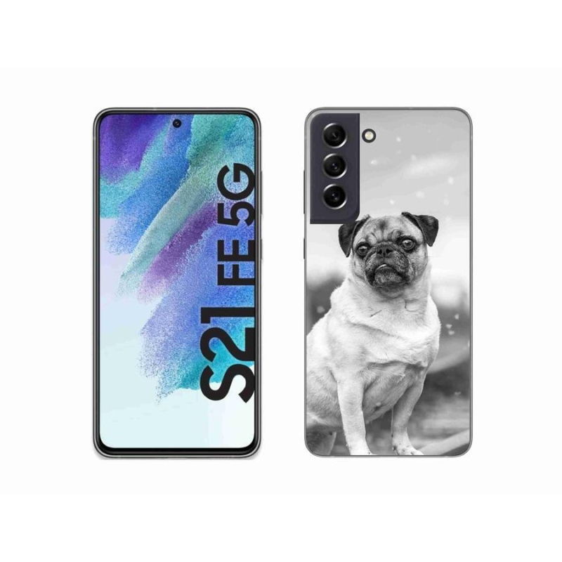 Gelový obal mmCase na mobil Samsung Galaxy S21 FE 5G - mops