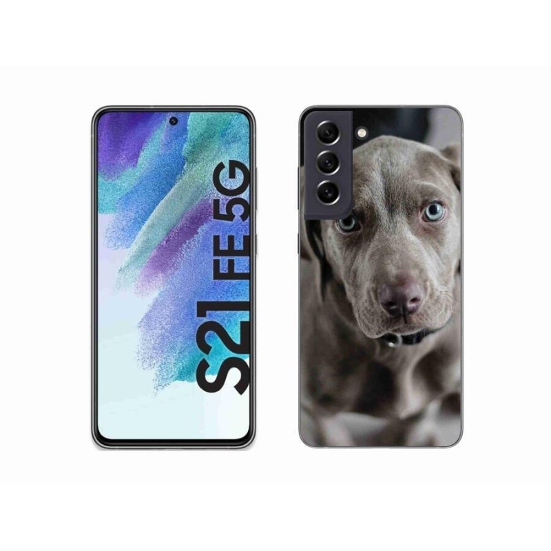 Gelový obal mmCase na mobil Samsung Galaxy S21 FE 5G - výmarský ohař