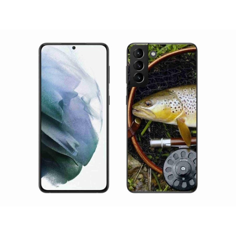 Gelový obal mmCase na mobil Samsung Galaxy S21 Plus - pstruh 2