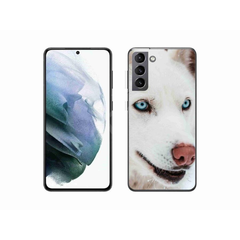 Gelový obal mmCase na mobil Samsung Galaxy S21 - psí pohled