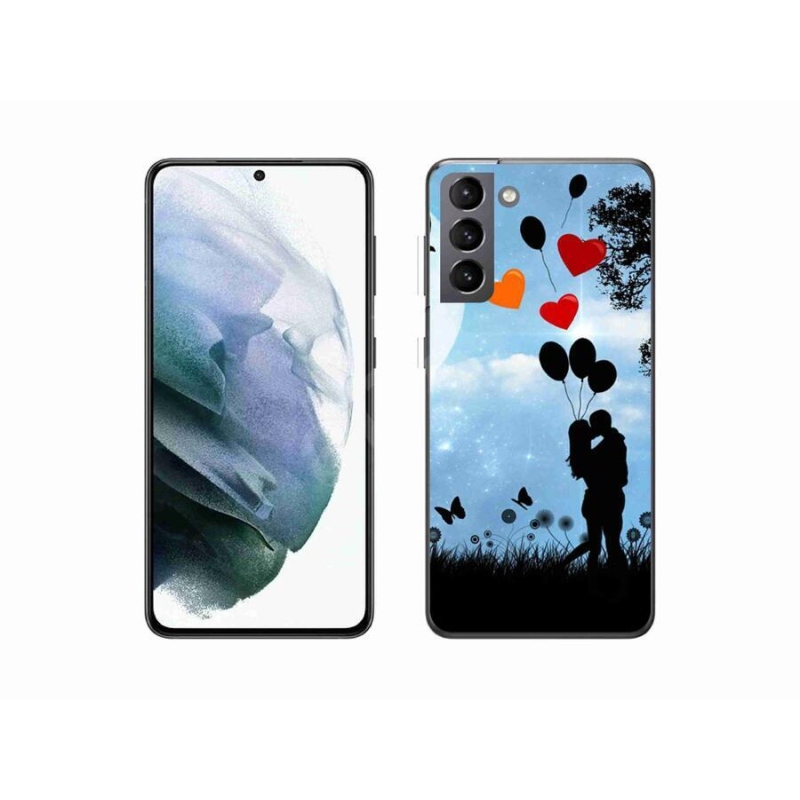 Gelový obal mmCase na mobil Samsung Galaxy S21 - zamilovaný pár