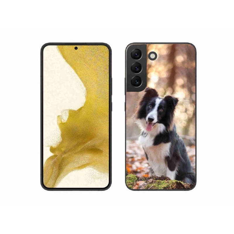 Gelový obal mmCase na mobil Samsung Galaxy S22+ 5G - border kolie 1