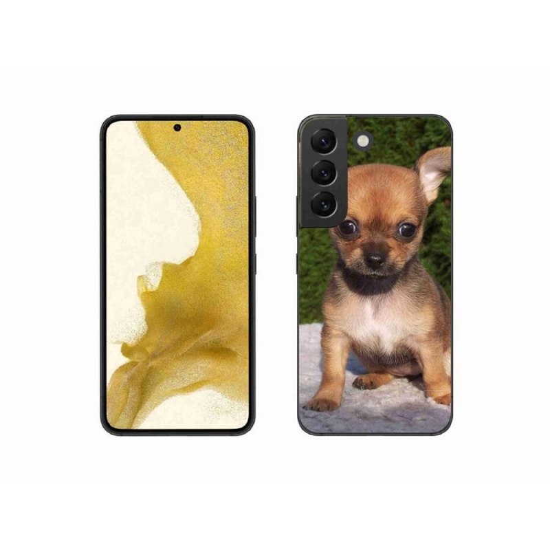 Gelový obal mmCase na mobil Samsung Galaxy S22 5G - čivava 3