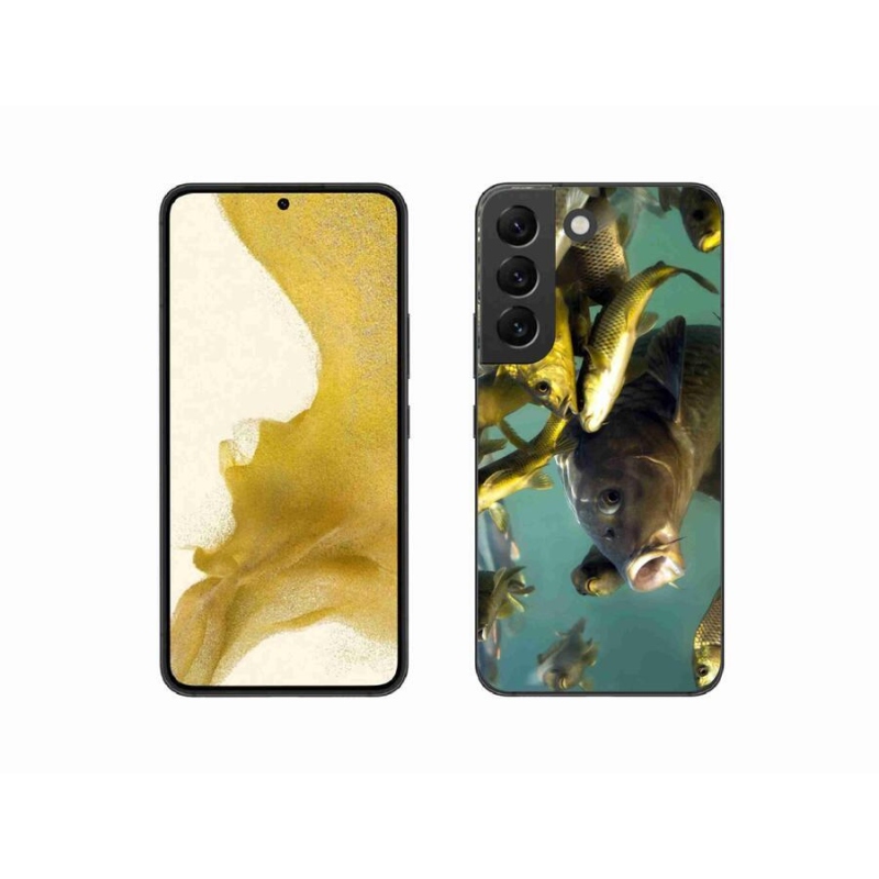 Gelový obal mmCase na mobil Samsung Galaxy S22 5G - hejno ryb