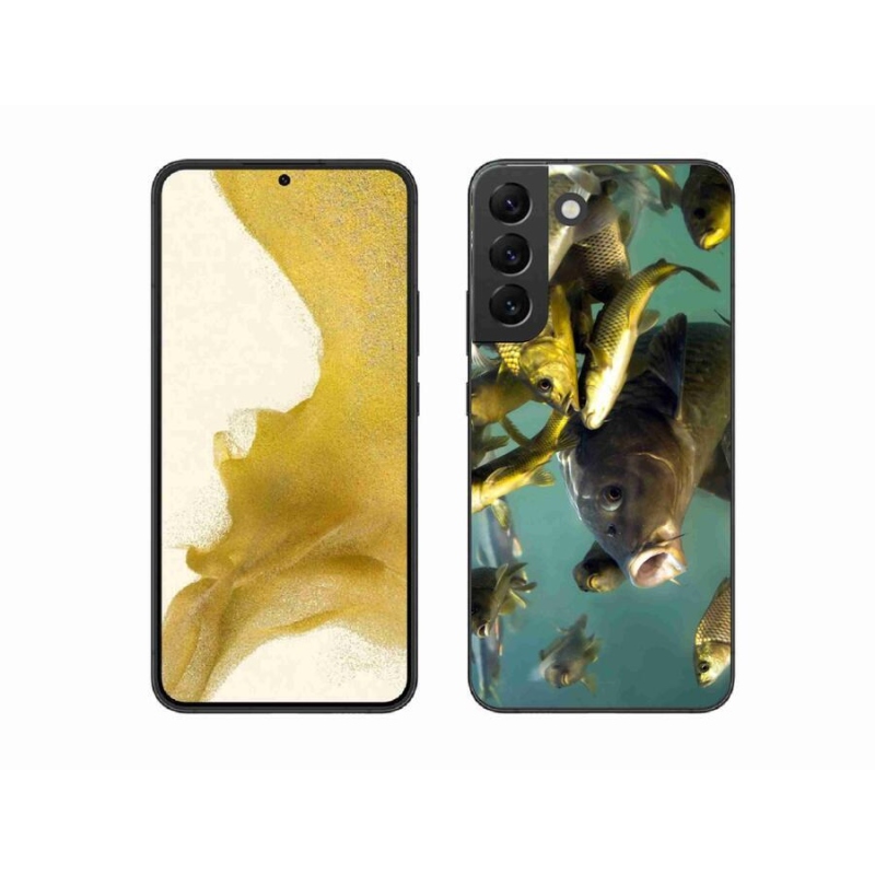 Gelový obal mmCase na mobil Samsung Galaxy S22+ 5G - hejno ryb