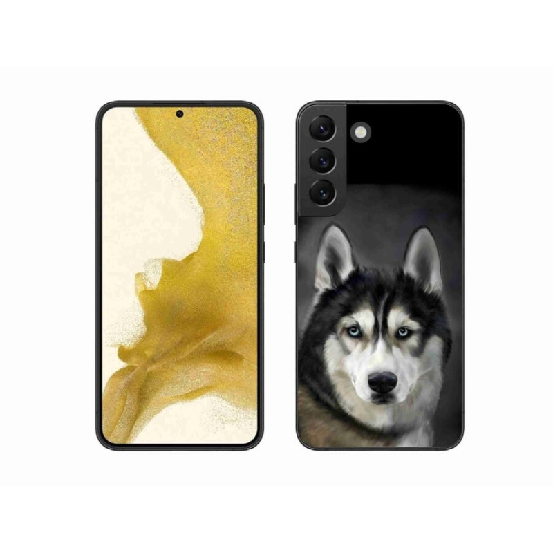 Gelový obal mmCase na mobil Samsung Galaxy S22+ 5G - husky