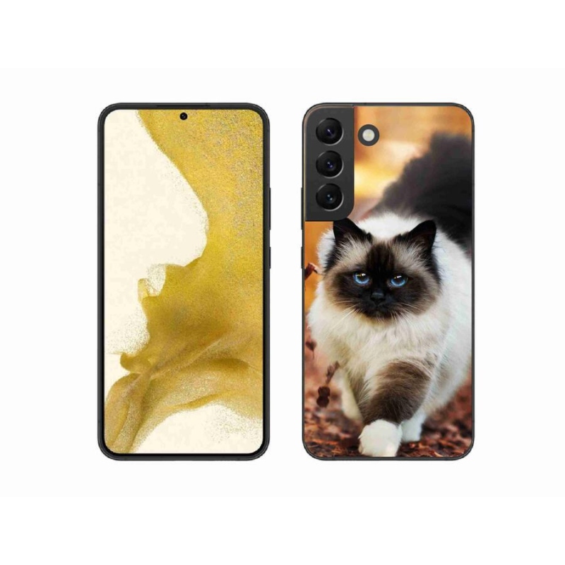 Gelový obal mmCase na mobil Samsung Galaxy S22+ 5G - kočka