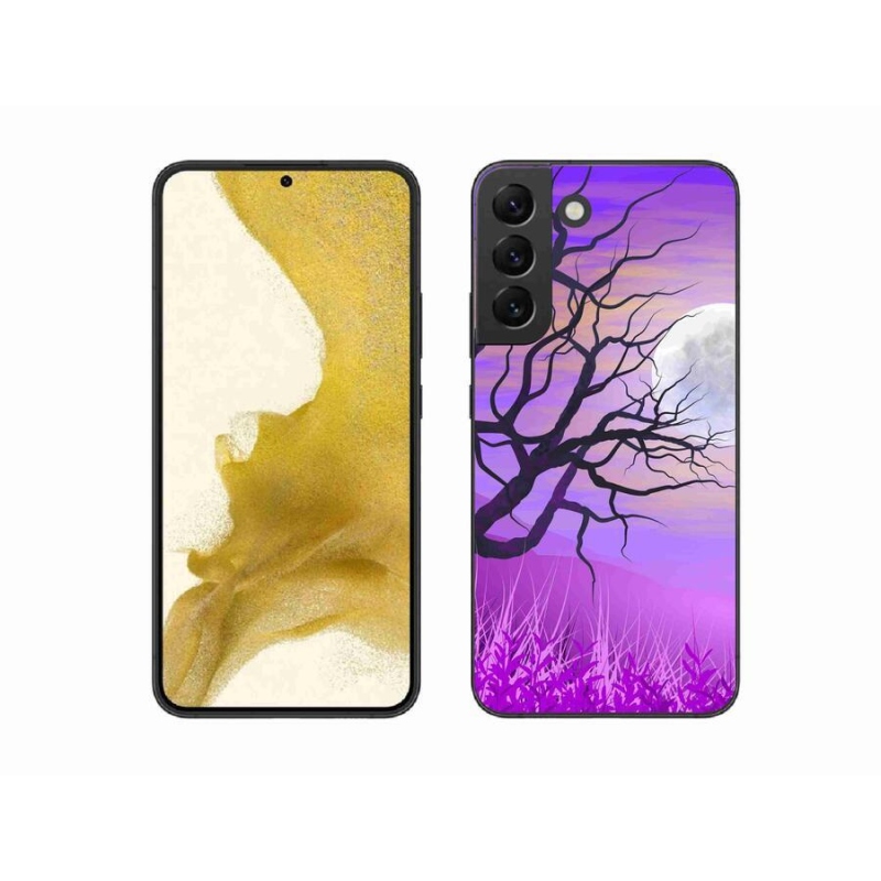 Gelový obal mmCase na mobil Samsung Galaxy S22+ 5G - kreslený opadaný strom